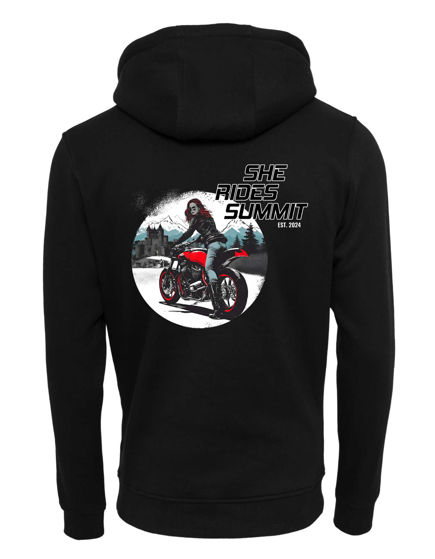 She Rides - Zipper "Summit 2024" - Optional mit Personalisierung