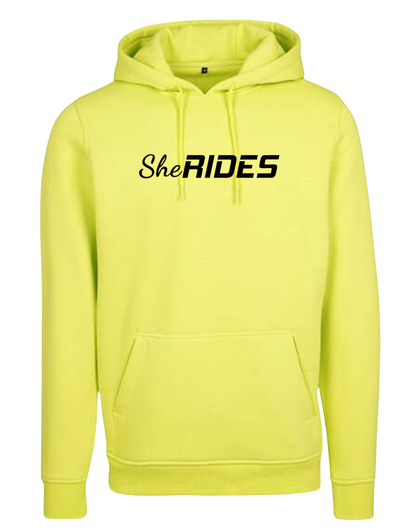 She Rides - Hoodie "Schriftzug schwarz"