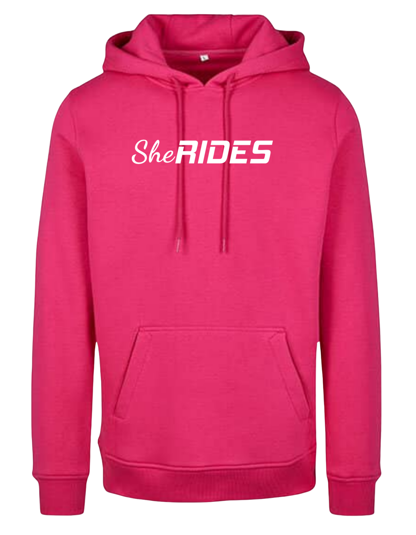 She Rides - Hoodie "Schriftzug weiß"