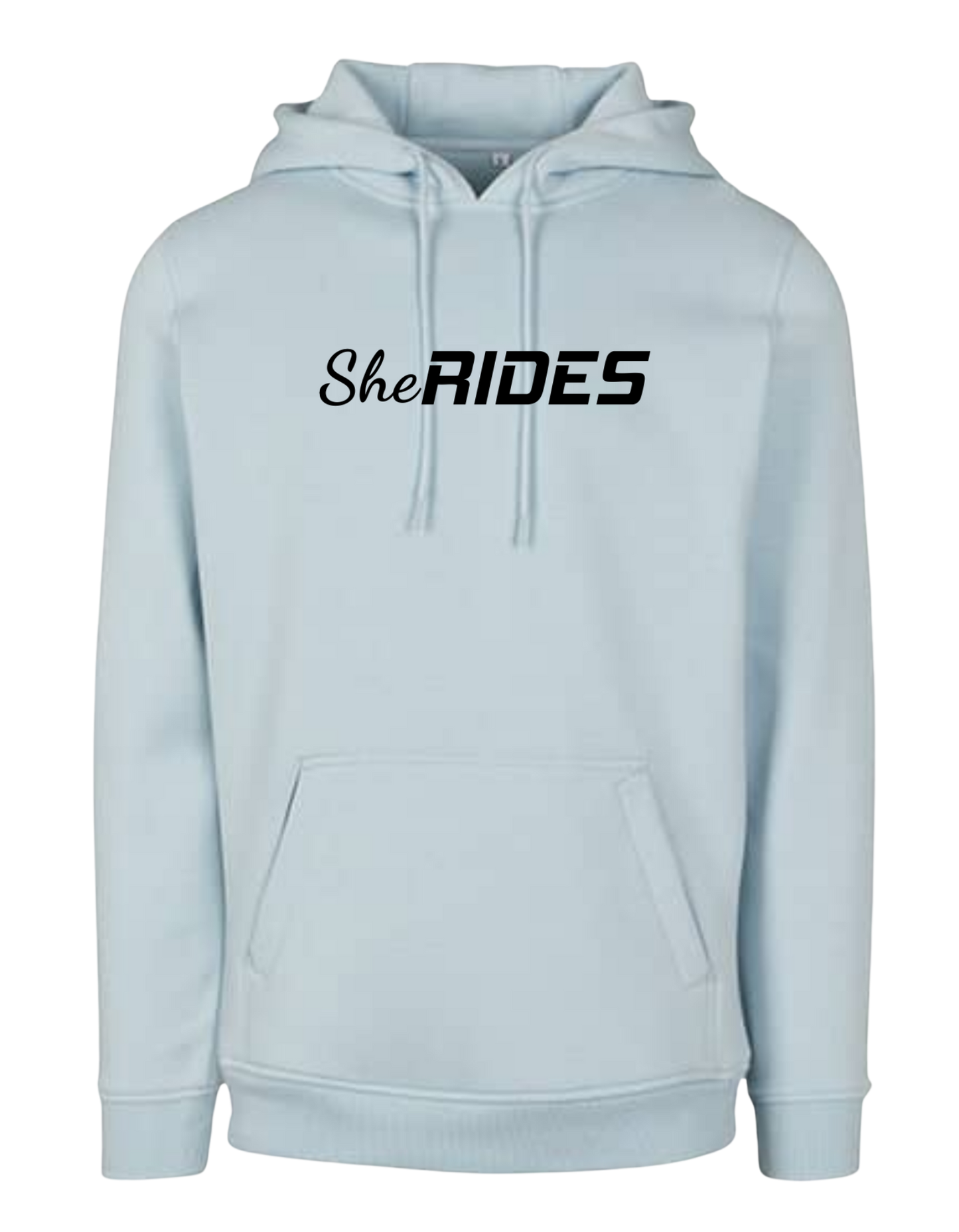 She Rides - Hoodie "Schriftzug schwarz"