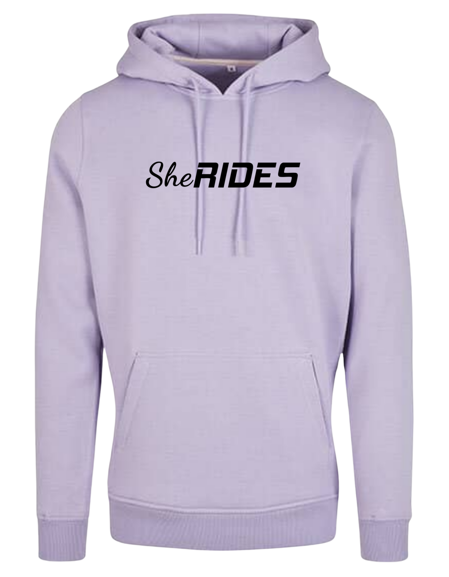 She Rides - Hoodie "Schriftzug schwarz"