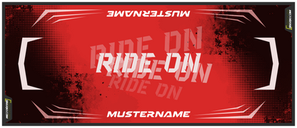 Motorcycle carpet - Ride on (customizable)