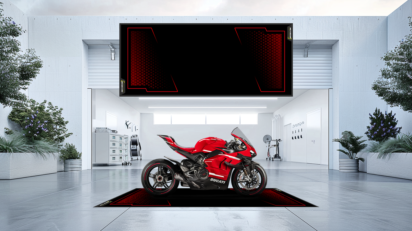 Motorcycle carpet - diamond (customizable)