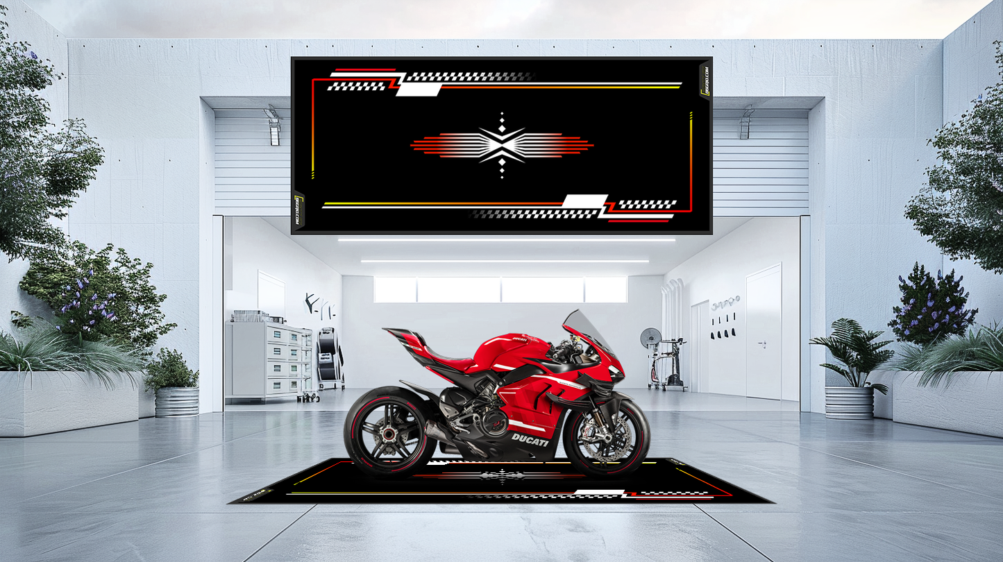 Motorcycle carpet - Rally (customizable)