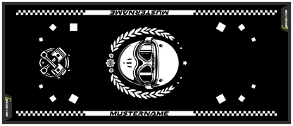 Motorcycle carpet - Café Racer II (customizable)