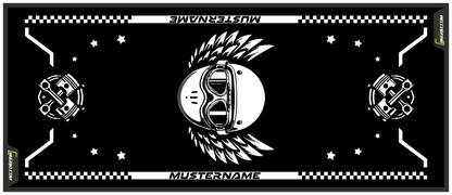 Motorcycle carpet - Café Racer III (customizable)