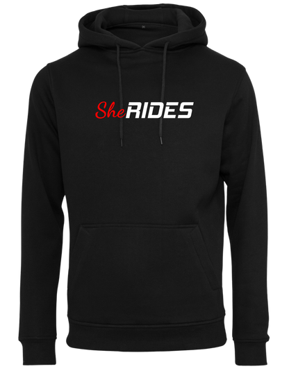 She Rides - Hoodie "Schriftzug"