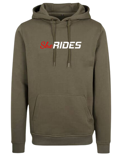 She Rides - Hoodie "Schriftzug"