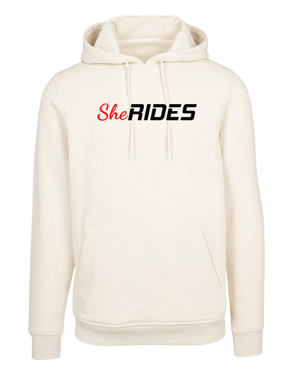She Rides - Hoodie "Schriftzug"