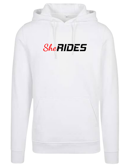 She Rides - Hoodie "Schriftzug"
