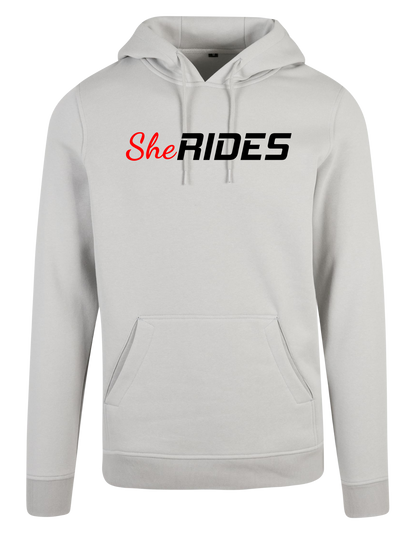She Rides - Hoodie "Schriftzug"