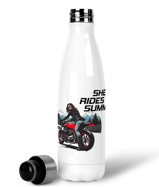 She Rides - Water Bottle "Summit 2024"