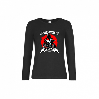 She Rides - Ladies Longsleeve "Summit"