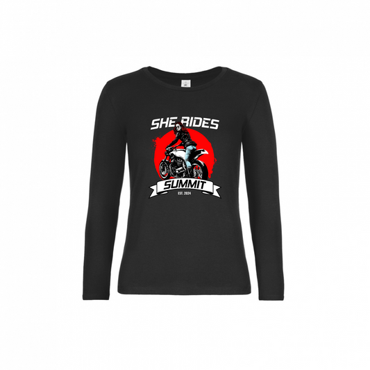 She Rides - Ladies Longsleeve "Summit"