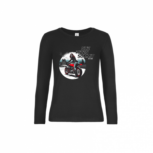 She Rides - Ladies Longsleeve "Summit 2024"