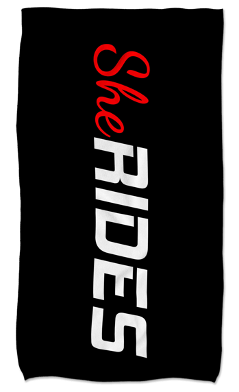 She Rides - Handtuch 150 cm x 80 cm